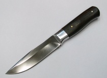 Нож кованый цельнометаллический Х12МФ «Барсук» в кожаном чехле