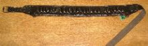 Патронташ №54 открытый кожаный на 24 патрона (коричневый), 12,16 калибр